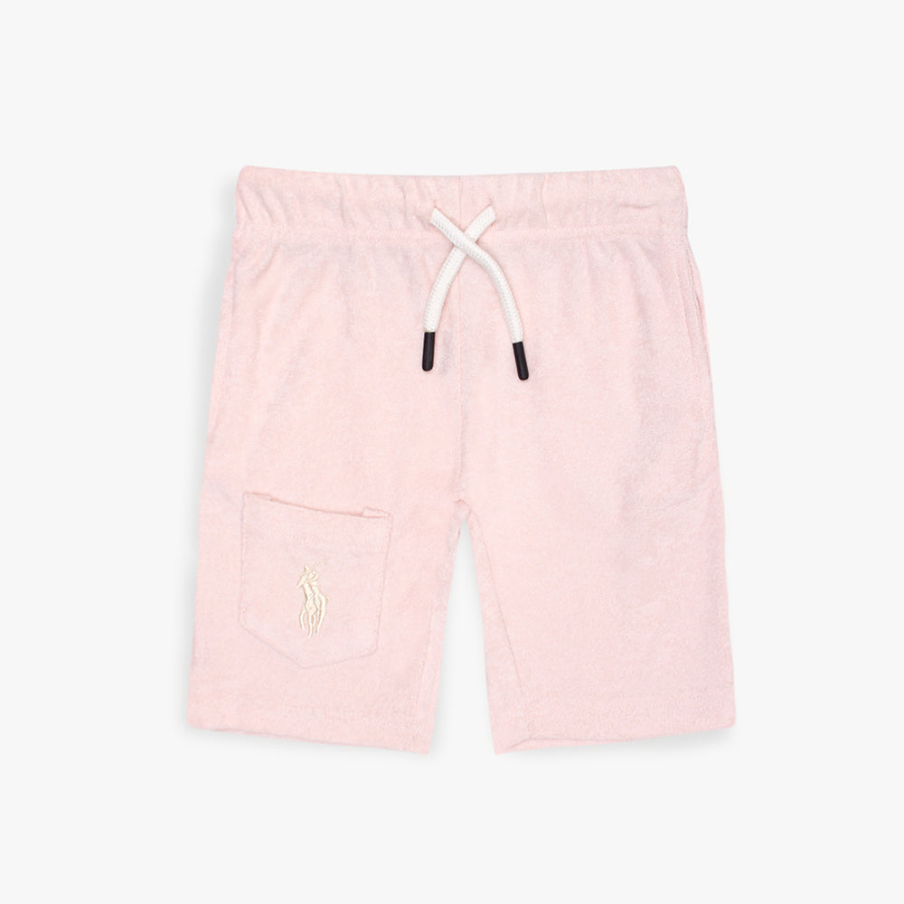 RALP LRN PREMIUM COTTON TERRY TWINSET PINK