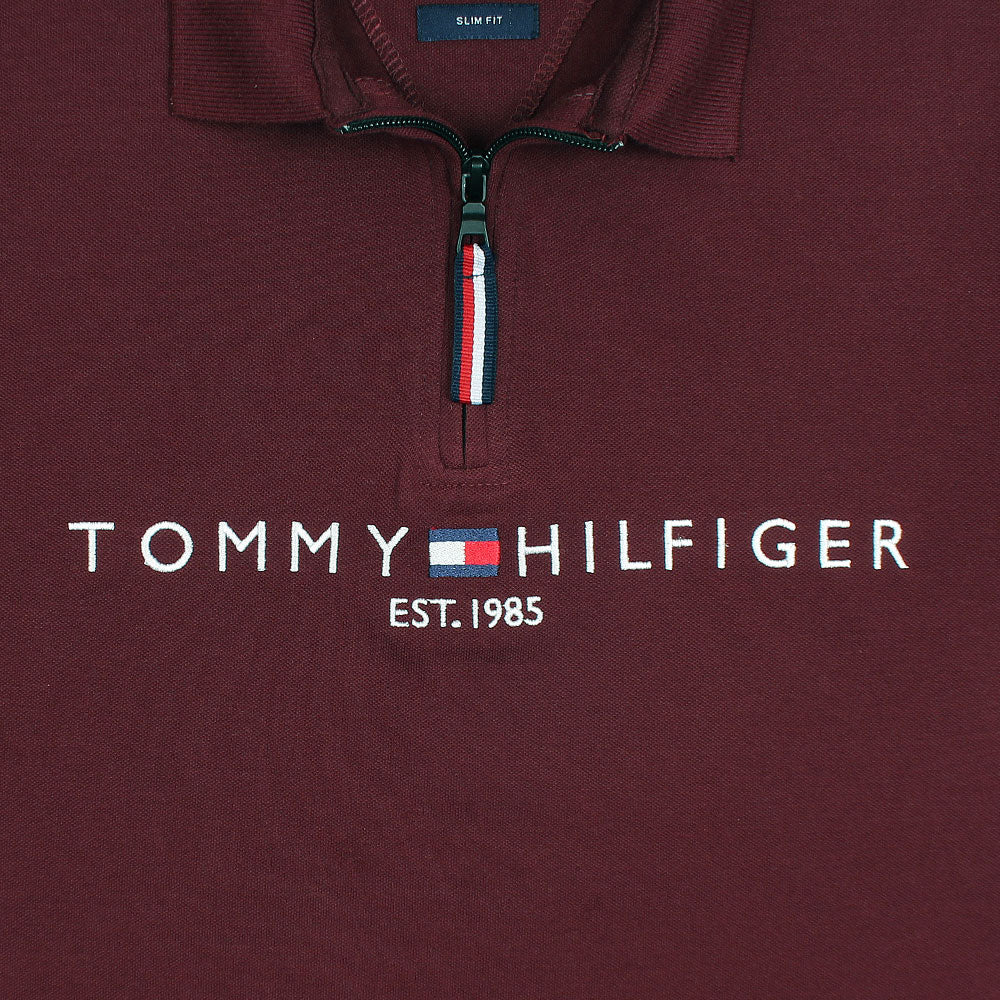 T-H MENS PREMIUM SIGNATURE ZIPPER MEHROON (OCE)