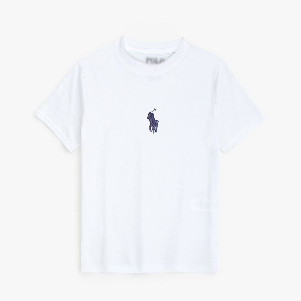 RLPH LRN PREMIUM KIDS JERSEY TWINSET WHITE