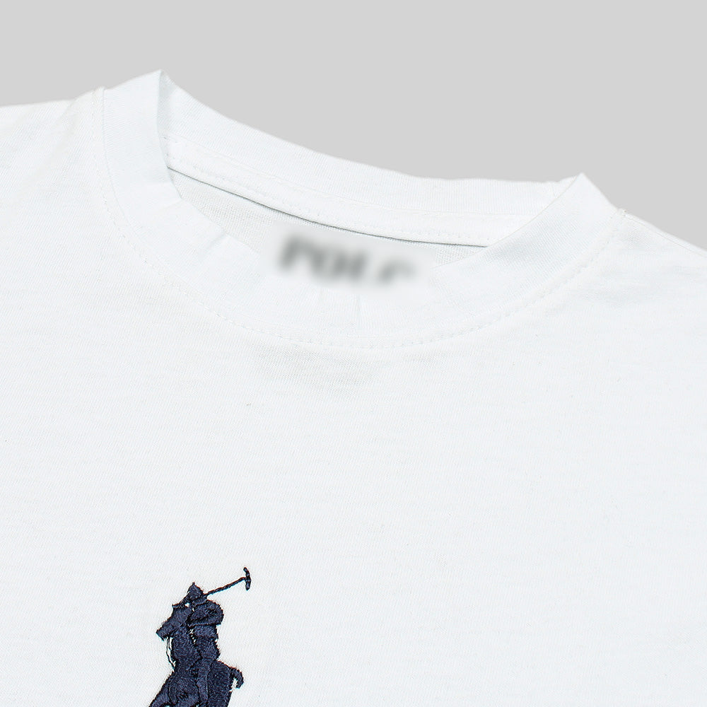 RLPH LRN PREMIUM KIDS JERSEY TWINSET WHITE