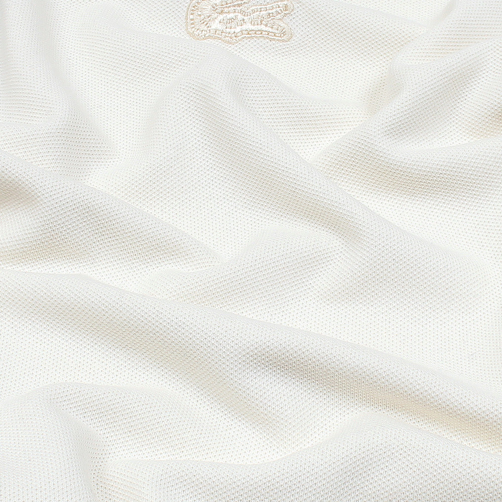 LCSTE MEN PREMIUM PARIS STRECH POLO WHITE (OCE)