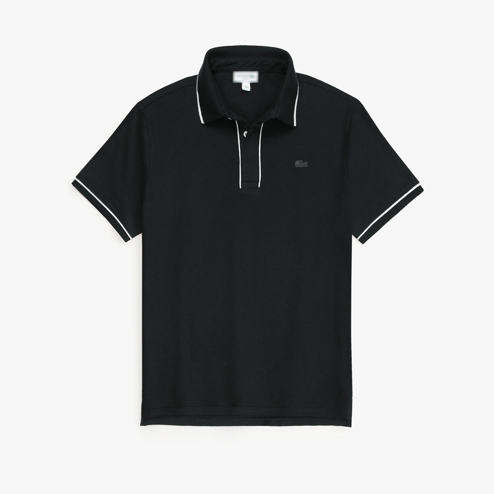 LCSTE MEN PREMIUM PARIS STRECH POLO BLACK (OCE)