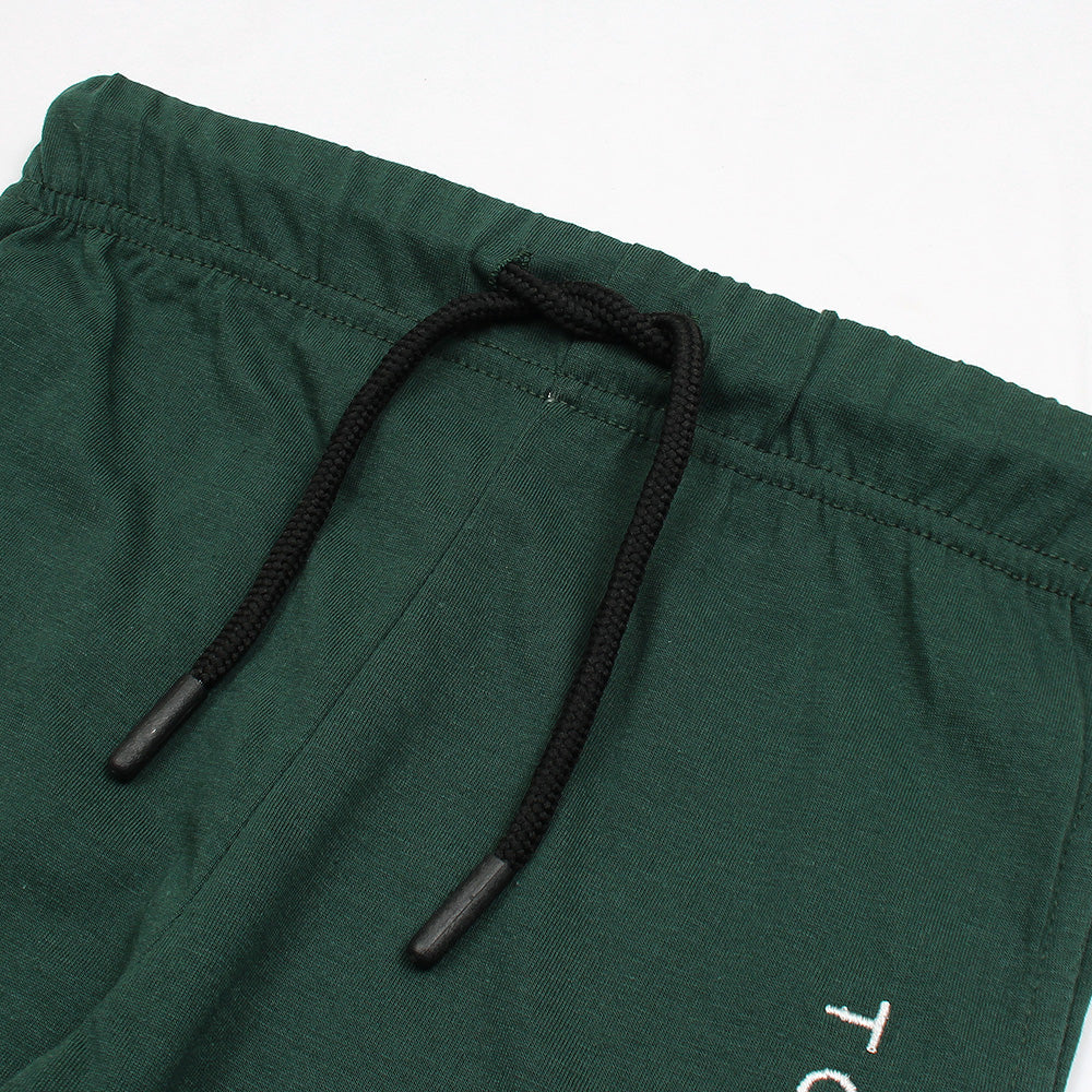 TMMY HILFGR PREMIUM LOGO TWINSET DK GREEN