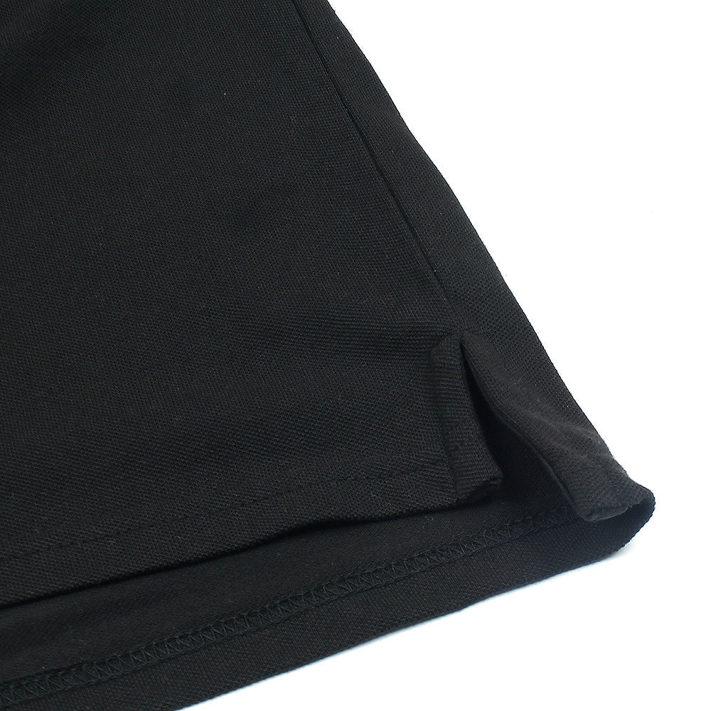 LCSTE MEN PREMIUM PARIS STRECH POLO BLACK (OCE)