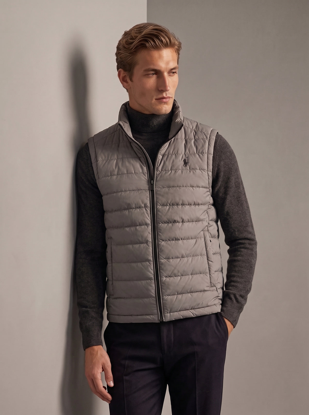 RLPH LURN CLASSY MEN JACKET GREY