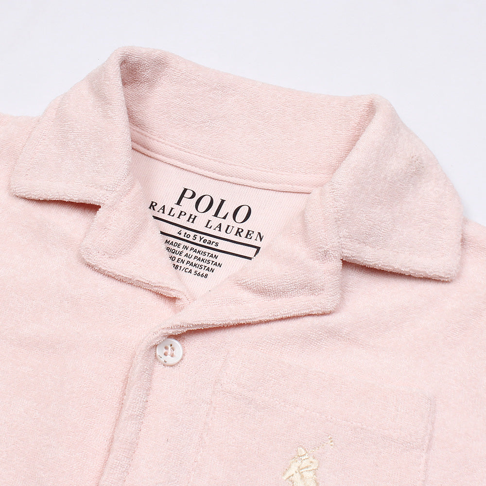 RALP LRN PREMIUM COTTON TERRY TWINSET PINK