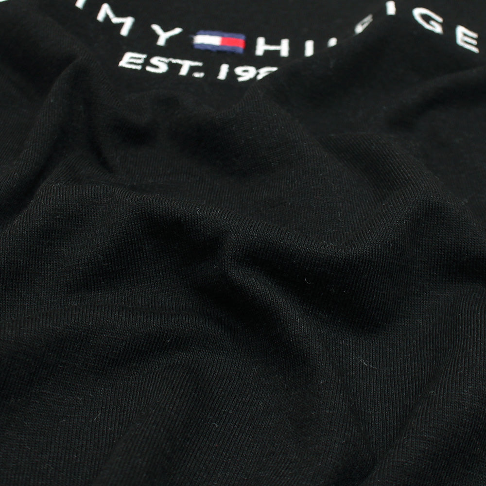 TMMY HILFGR PREMIUM LOGO TWINSET BLACK