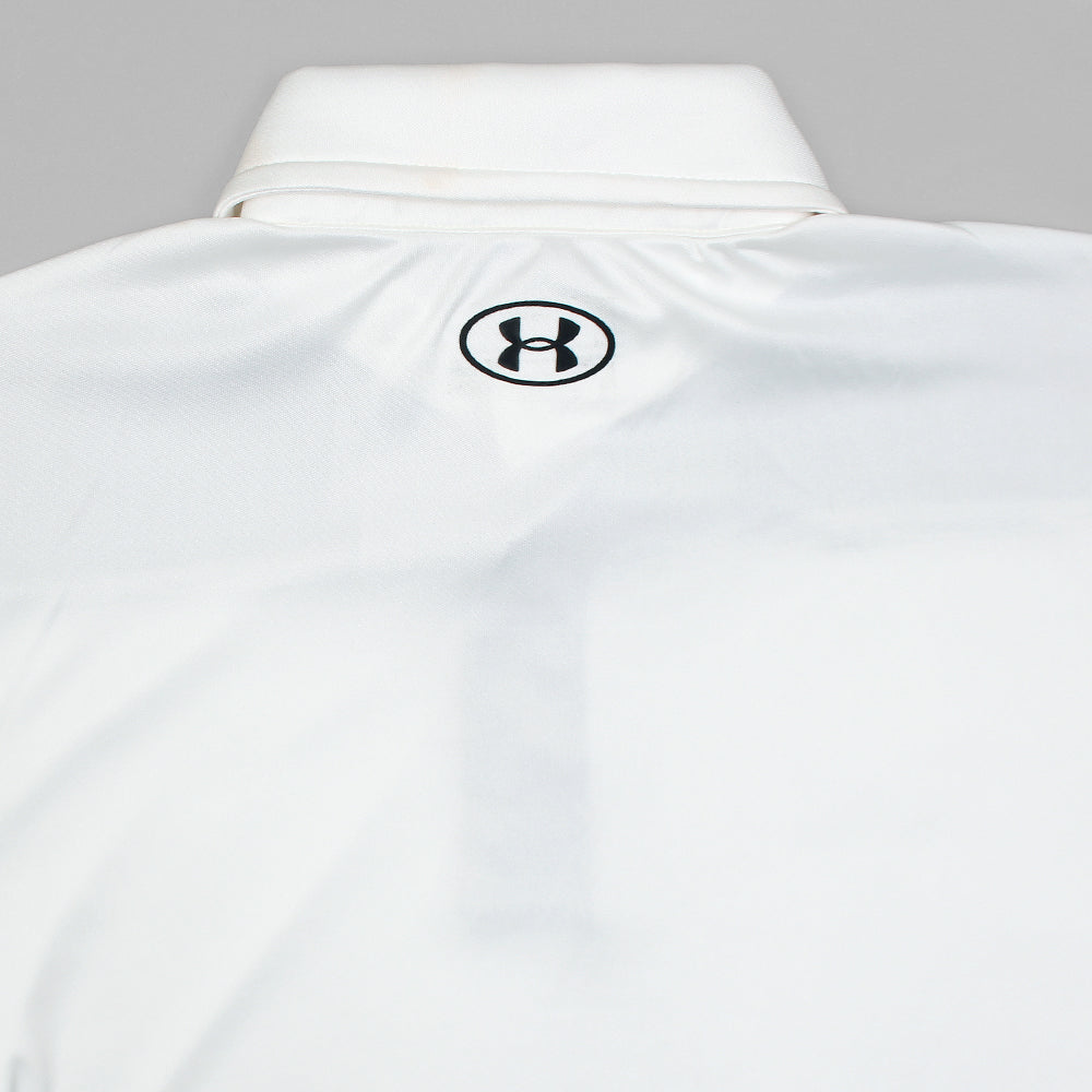 UA PREMIUM DRYFIT MENS CLUTH POLO WHITE