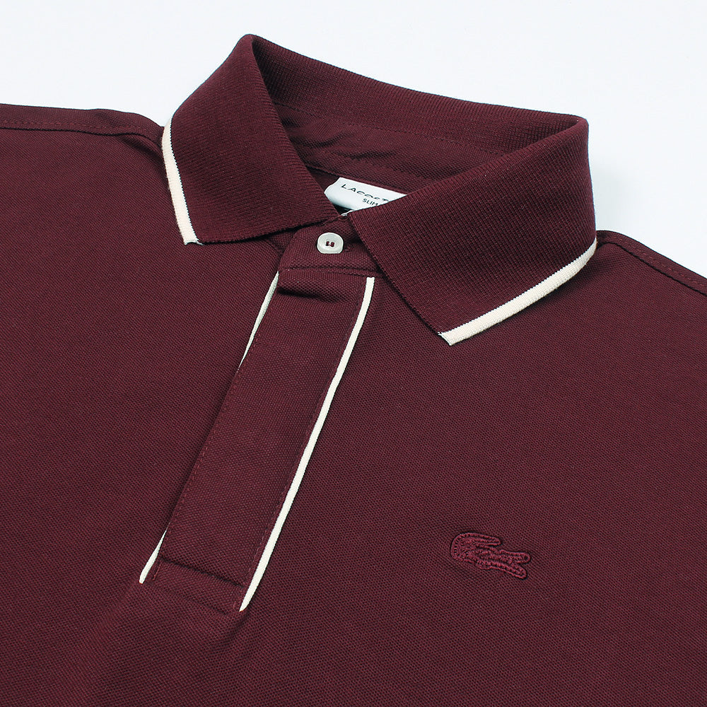 LCSTE MEN PREMIUM PARIS STRECH POLO MEHROON (OCE)