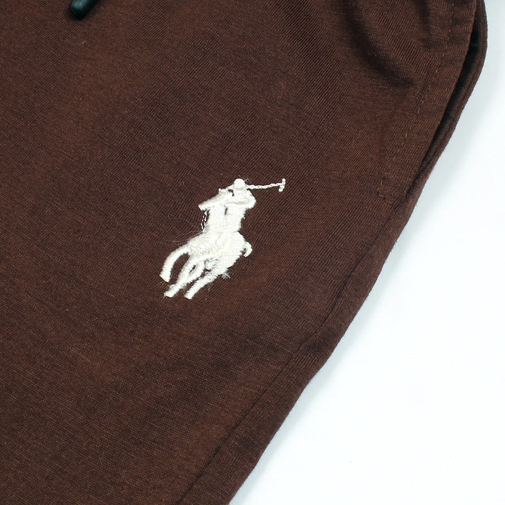 RLPH LRN PREMIUM KIDS JERSEY TWINSET BROWN