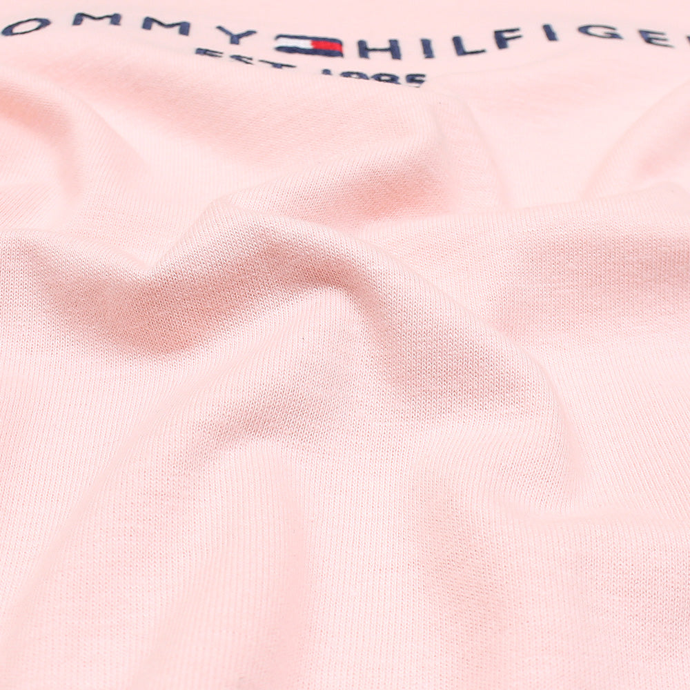 TMMY HILFGR PREMIUM LOGO TWINSET PINK