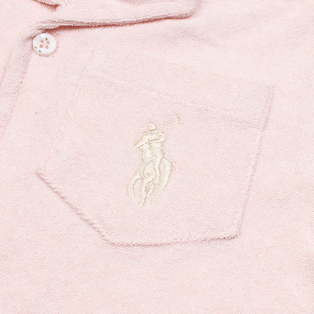 RALP LRN PREMIUM COTTON TERRY TWINSET PINK