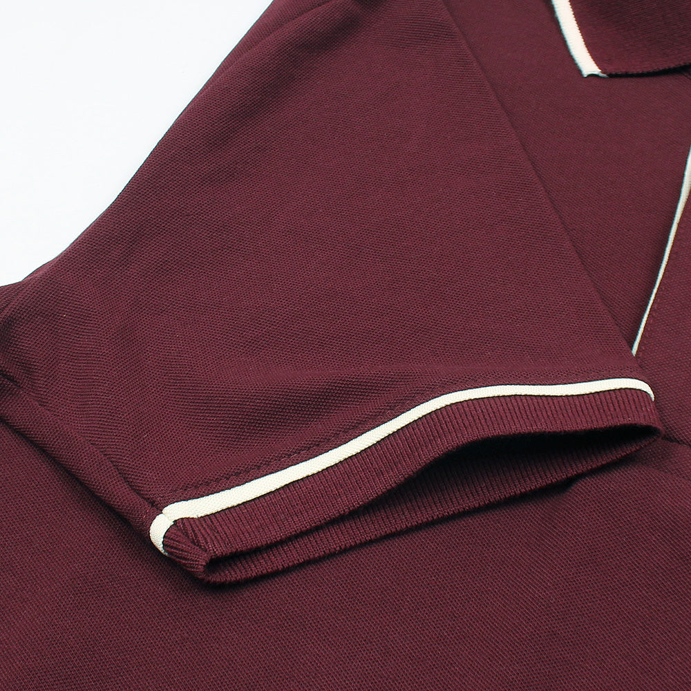 LCSTE MEN PREMIUM PARIS STRECH POLO MEHROON (OCE)