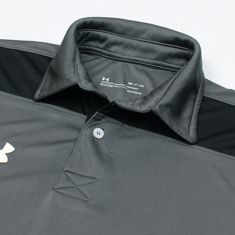 UA PREMIUM DRYFIT MENS CLUTH POLO GREY