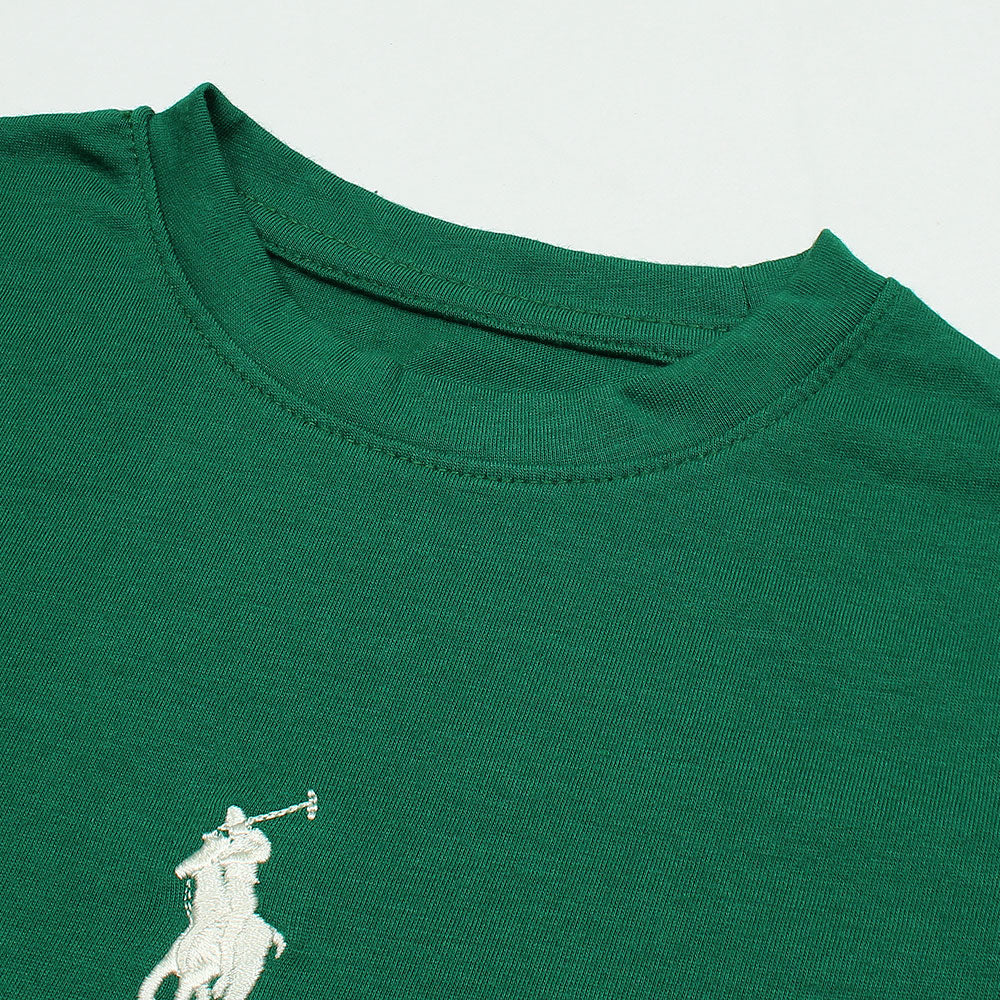 RLPH LRN PREMIUM KIDS JERSEY TWINSET GREEN