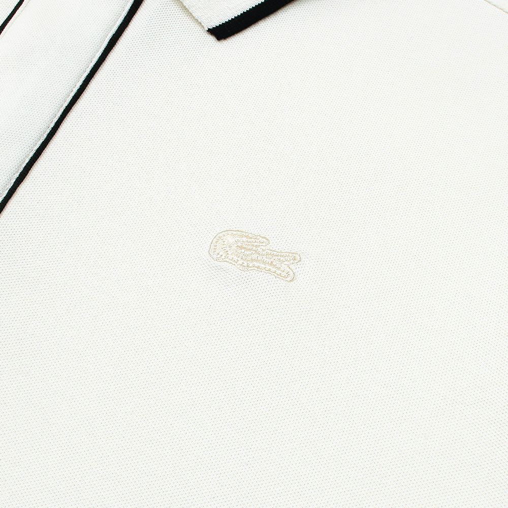 LCSTE MEN PREMIUM PARIS STRECH POLO WHITE (OCE)