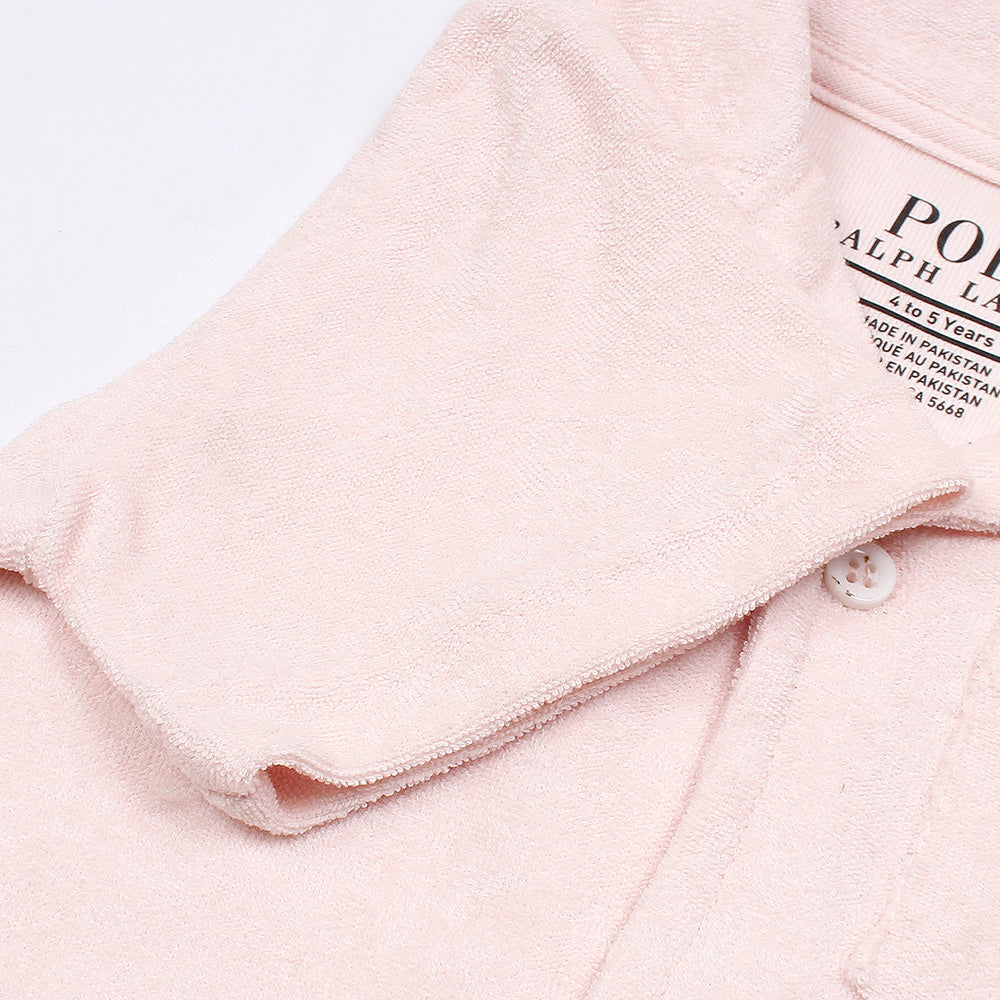 RALP LRN PREMIUM COTTON TERRY TWINSET PINK