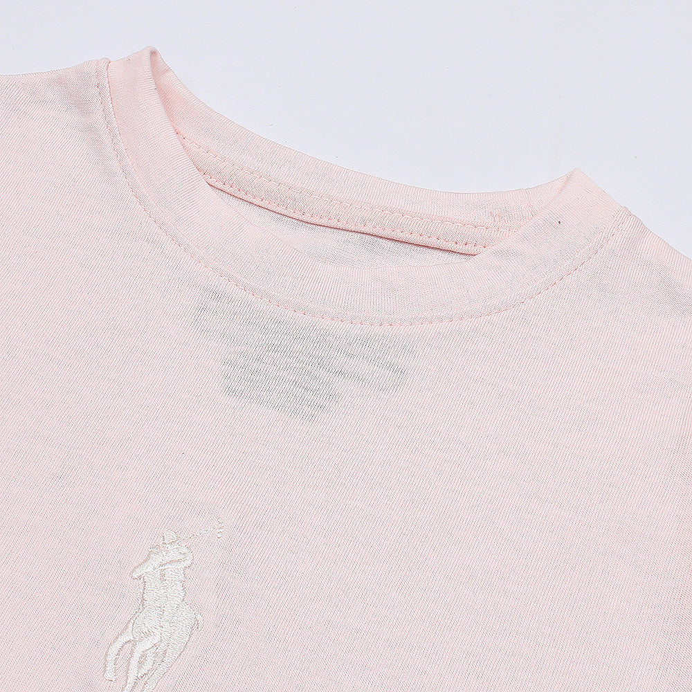 RLPH LRN PREMIUM KIDS JERSEY TWINSET PINK