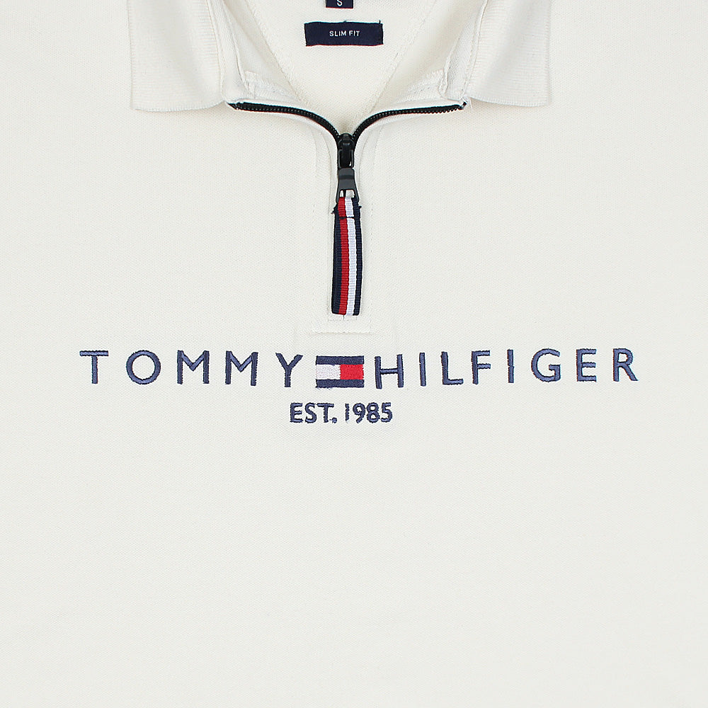T-H MENS PREMIUM SIGNATURE ZIPPER WHITE (OCE)