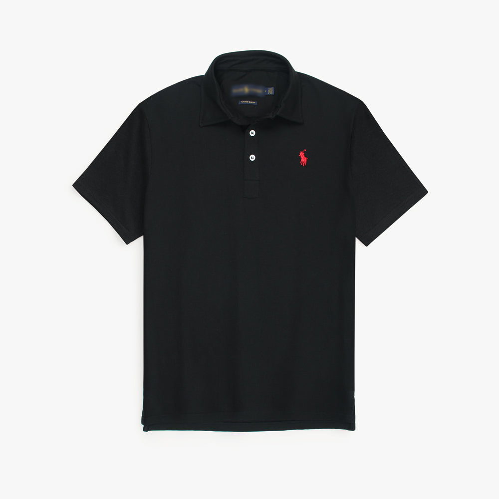 R-L PREMIUM PERFOMANCE POLO BLACK (OCE)