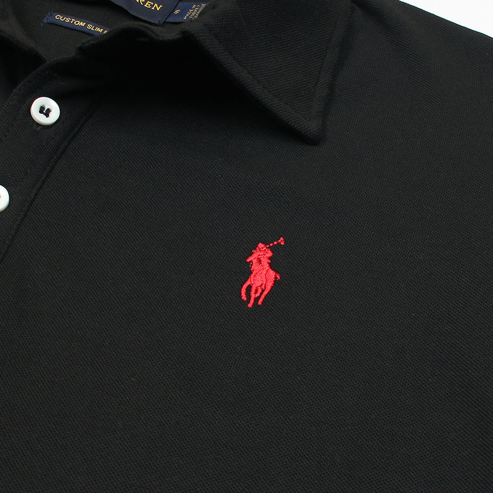 R-L PREMIUM PERFOMANCE POLO BLACK (OCE)
