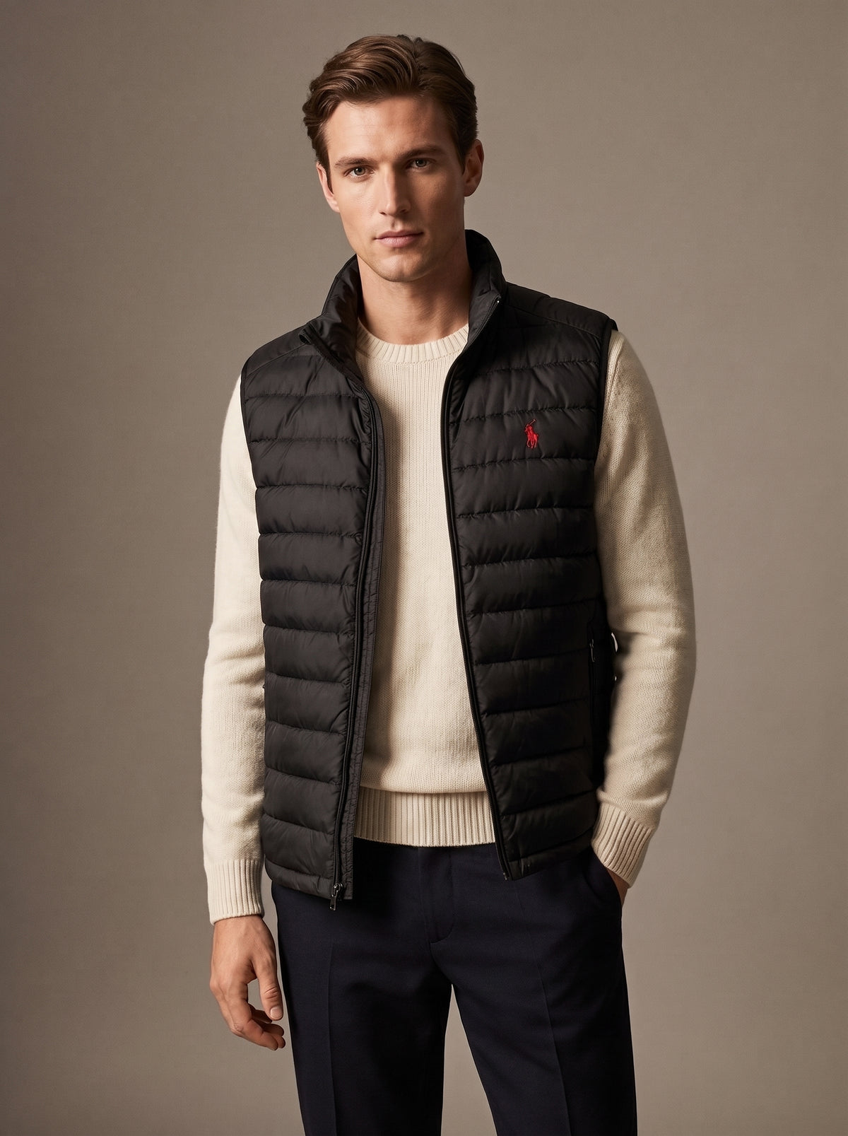 RLPH LURN CLASSY MEN JACKET BLACK