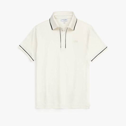 LCSTE MEN PREMIUM PARIS STRECH POLO WHITE (OCE)