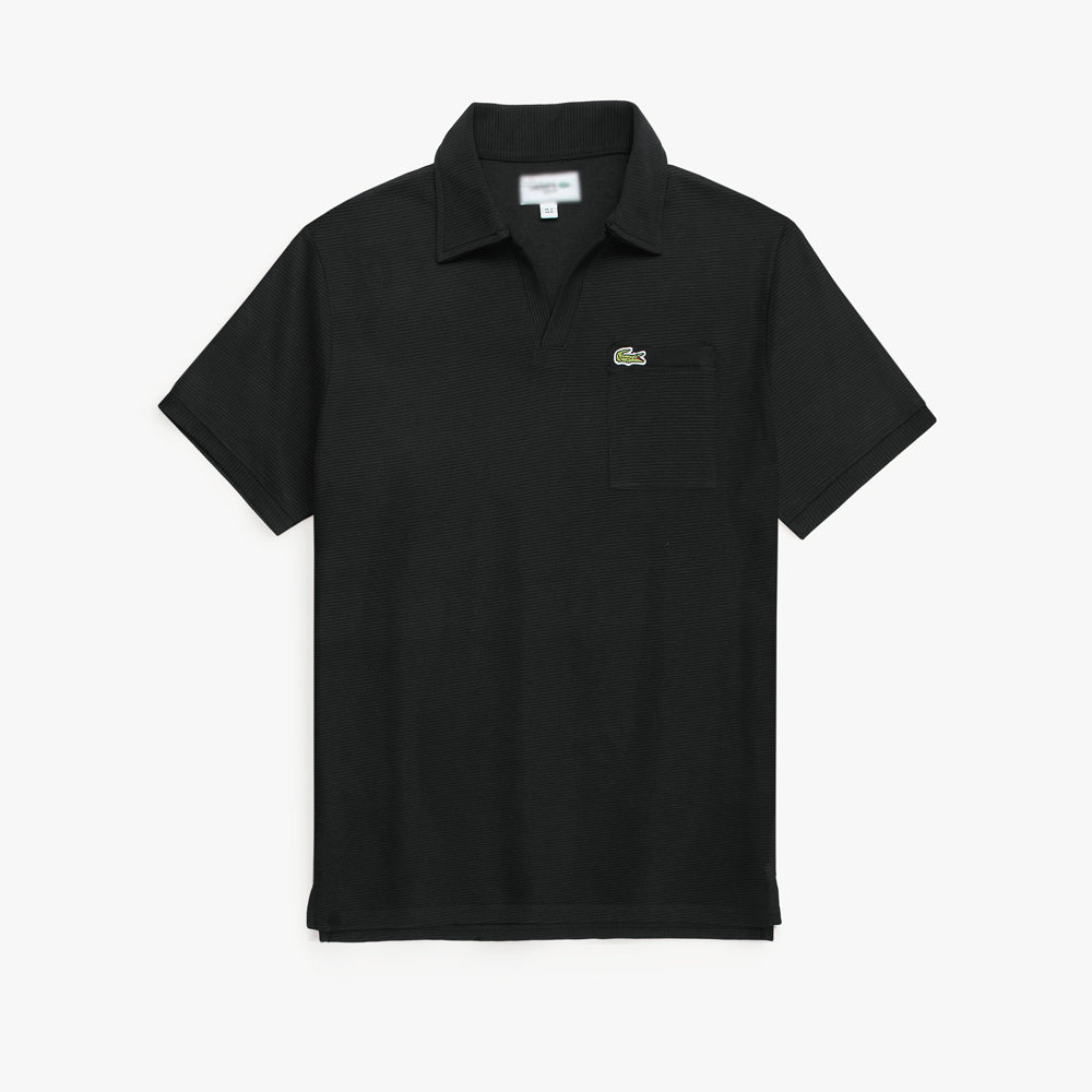 LCSTE PREMIUM RELAXED V-NECK POLO SHIRT BLACK (OCE)