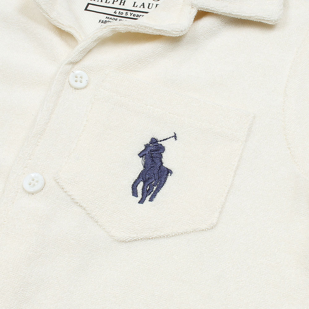 RALP LRN PREMIUM COTTON TERRY TWINSET WHITE