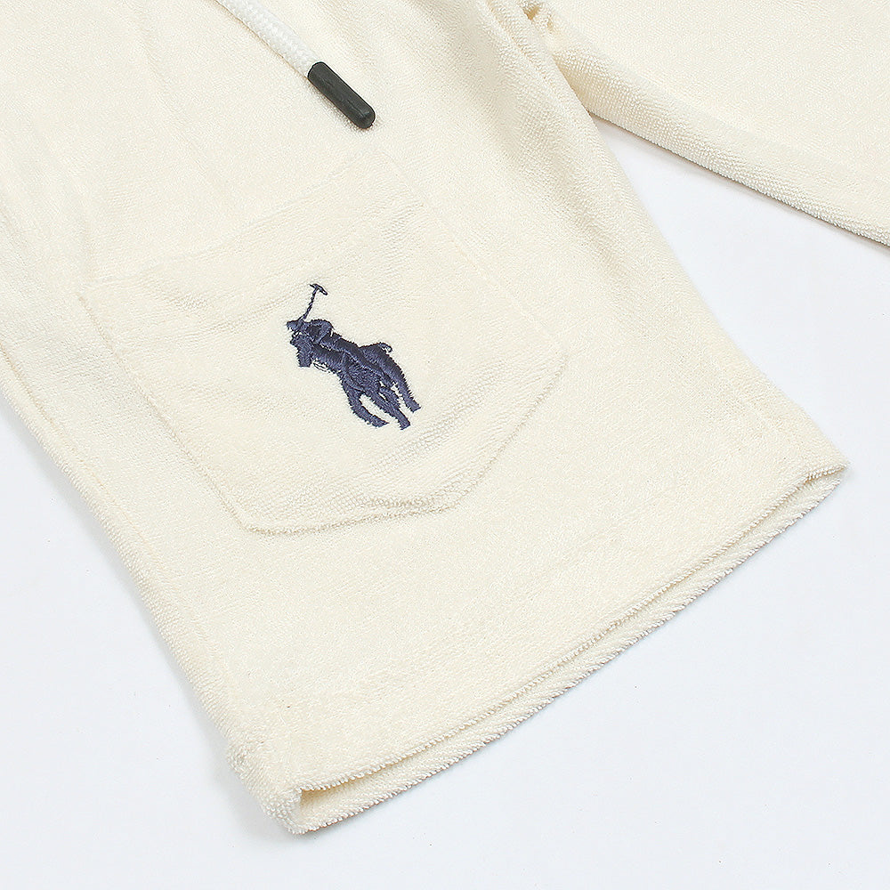 RALP LRN PREMIUM COTTON TERRY TWINSET WHITE