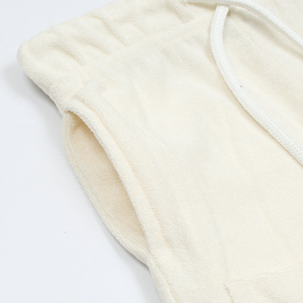 RALP LRN PREMIUM COTTON TERRY TWINSET WHITE