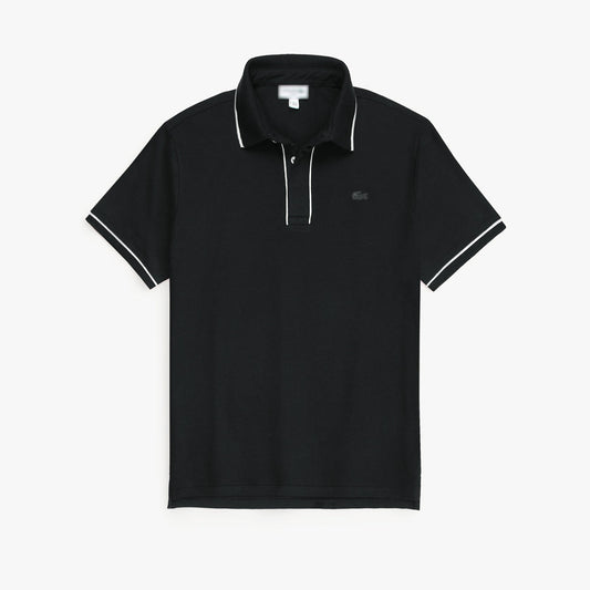 LCSTE MEN PREMIUM PARIS STRECH POLO BLACK (OCE)
