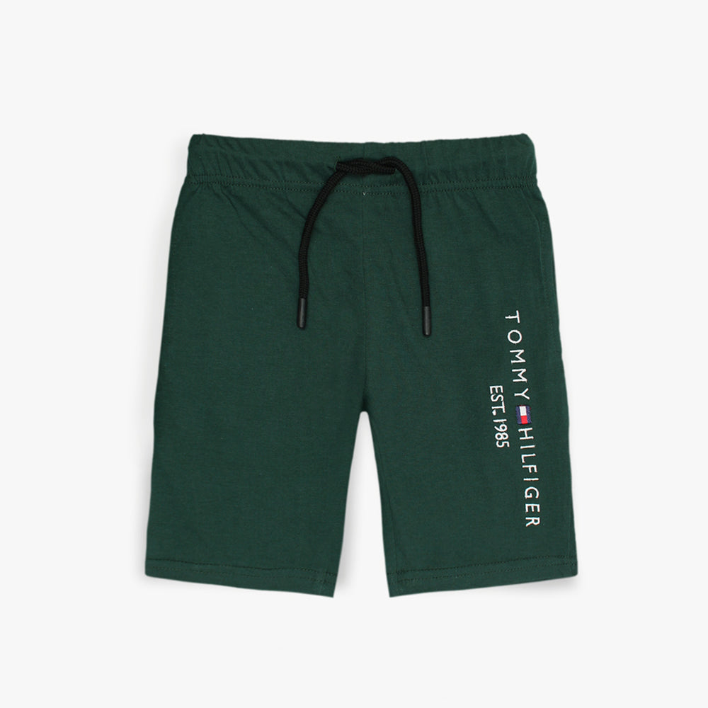 TMMY HILFGR PREMIUM LOGO TWINSET DK GREEN