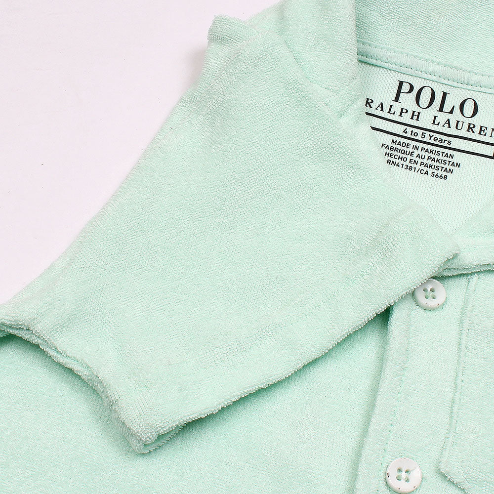 RALP LRN PREMIUM COTTON TERRY TWINSET SEA GREEN