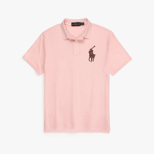 RLPH LURN PREMIUM LEATHER POLO MEN TEA PINK (OCE)