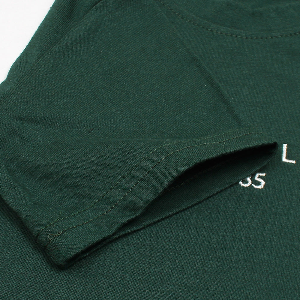 TMMY HILFGR PREMIUM LOGO TWINSET DK GREEN