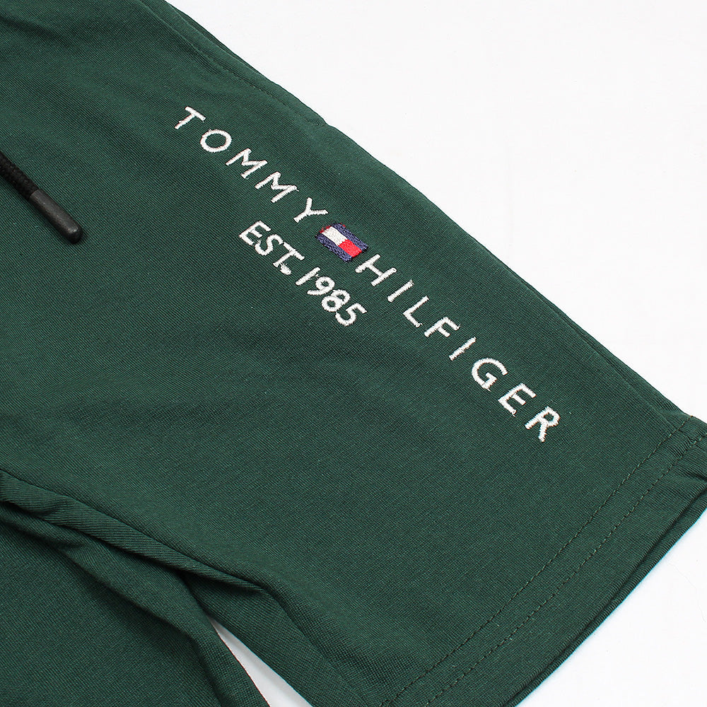 TMMY HILFGR PREMIUM LOGO TWINSET DK GREEN