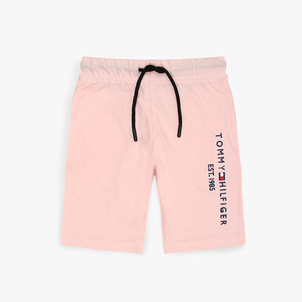 TMMY HILFGR PREMIUM LOGO TWINSET PINK