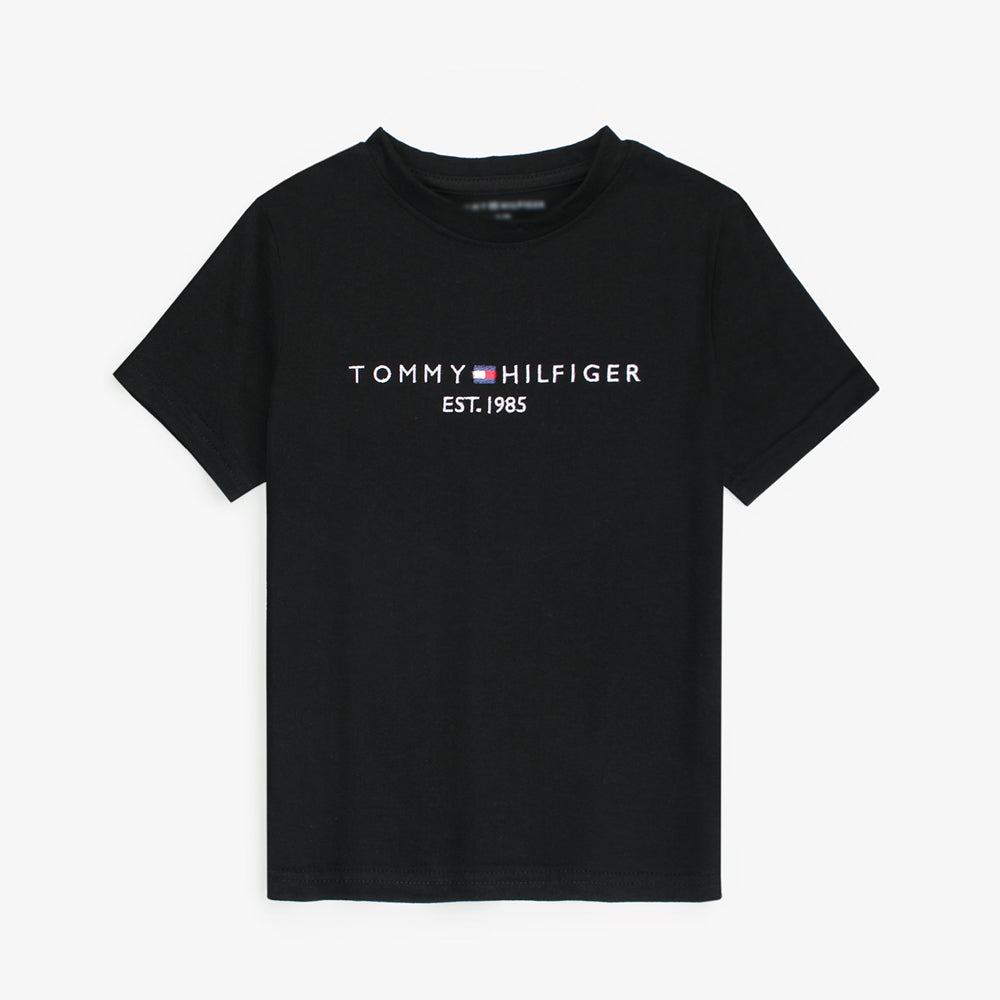 TMMY HILFGR PREMIUM LOGO TWINSET BLACK