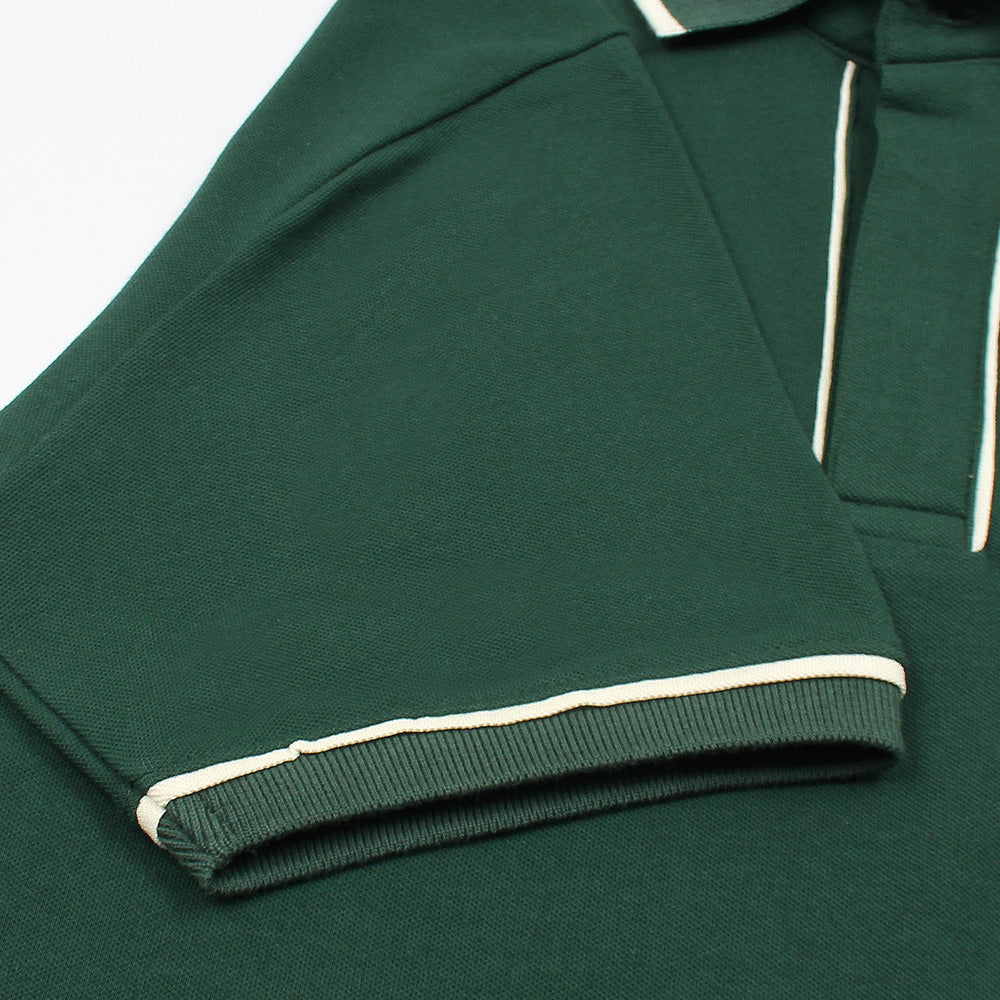 LCSTE MEN PREMIUM PARIS STRECH POLO DKGREEN (OCE)