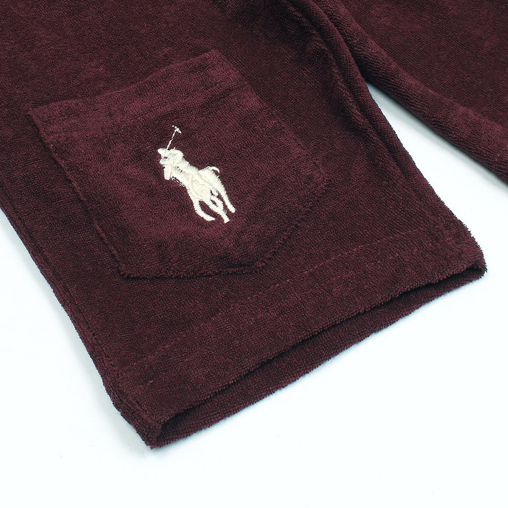 RALP LRN PREMIUM COTTON TERRY TWINSET MEHROON