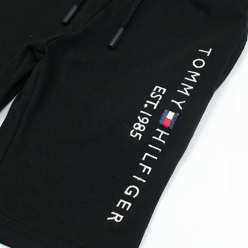 TMMY HILFGR PREMIUM LOGO TWINSET BLACK