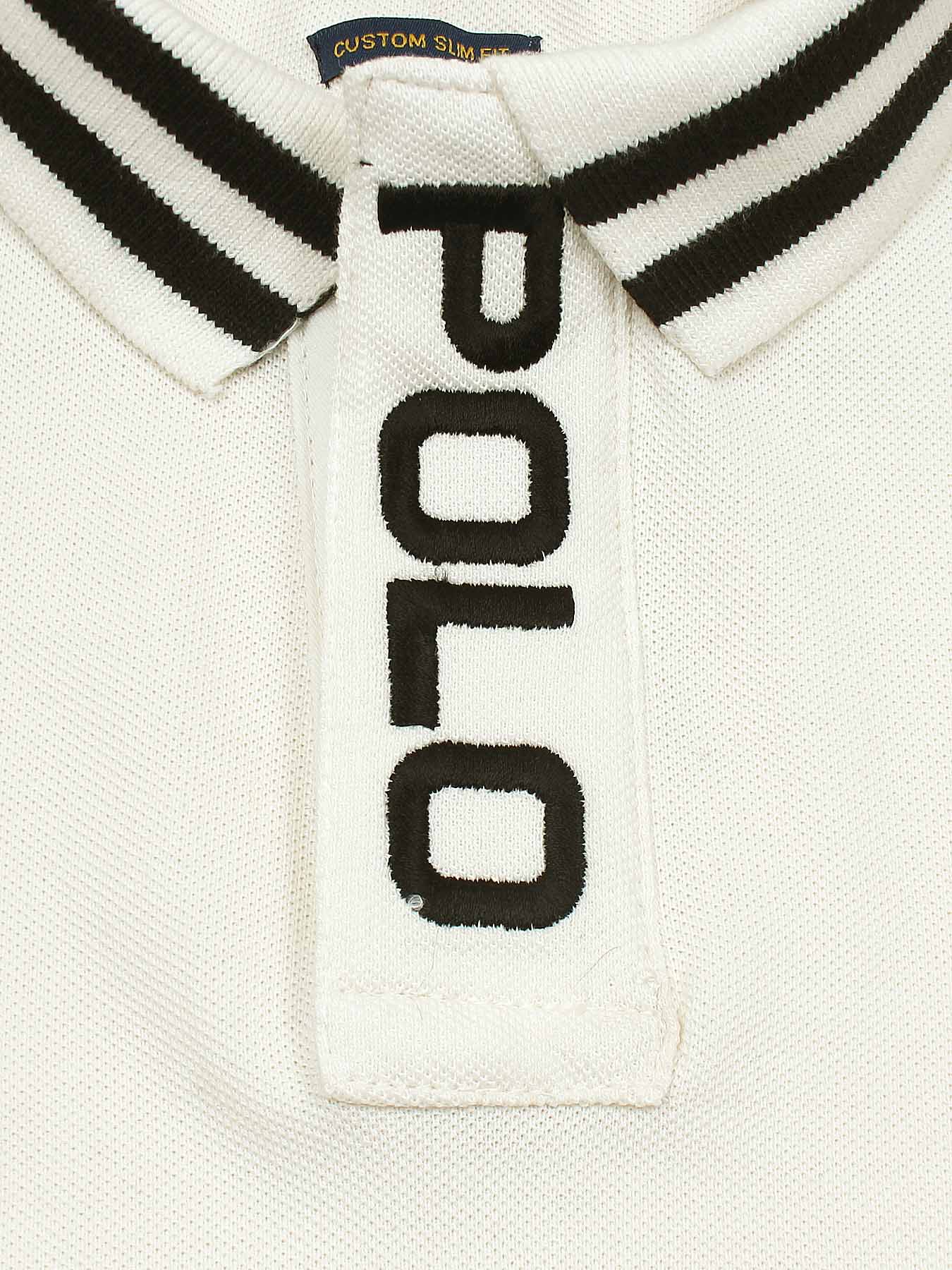 RLPH LURN PREMIUM PLO PLACKET MEN OFF-WHITE (OCE)