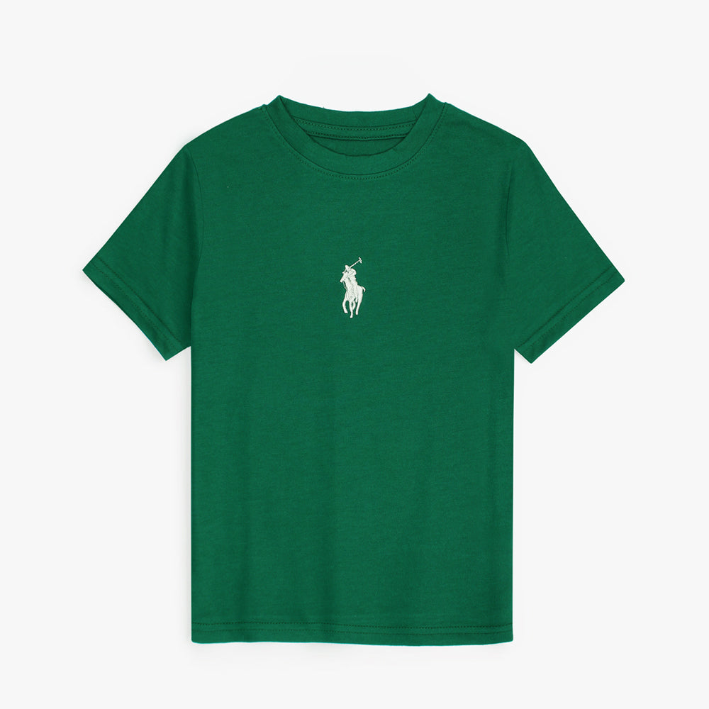 RLPH LRN PREMIUM KIDS JERSEY TWINSET GREEN