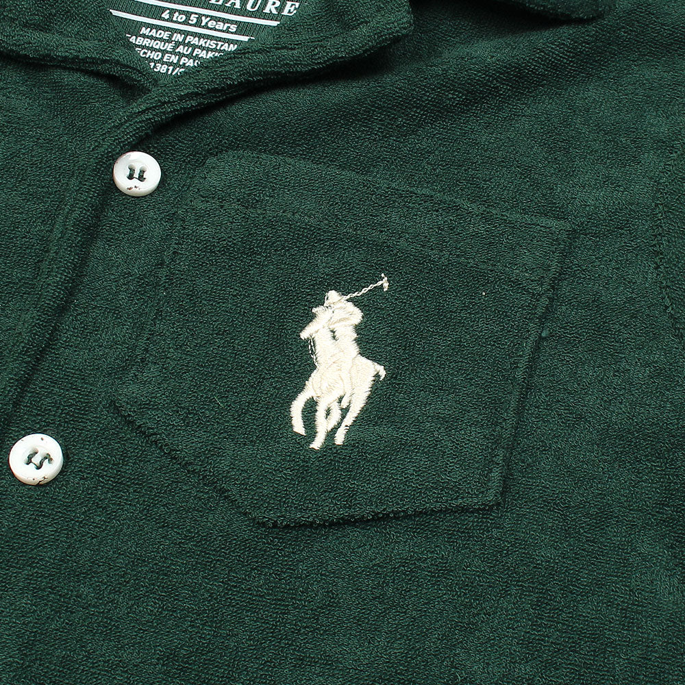 RALP LRN PREMIUM COTTON TERRY TWINSET DK GREEN