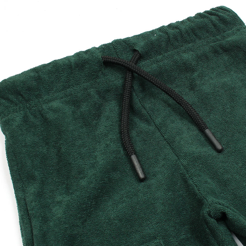 RALP LRN PREMIUM COTTON TERRY TWINSET DK GREEN