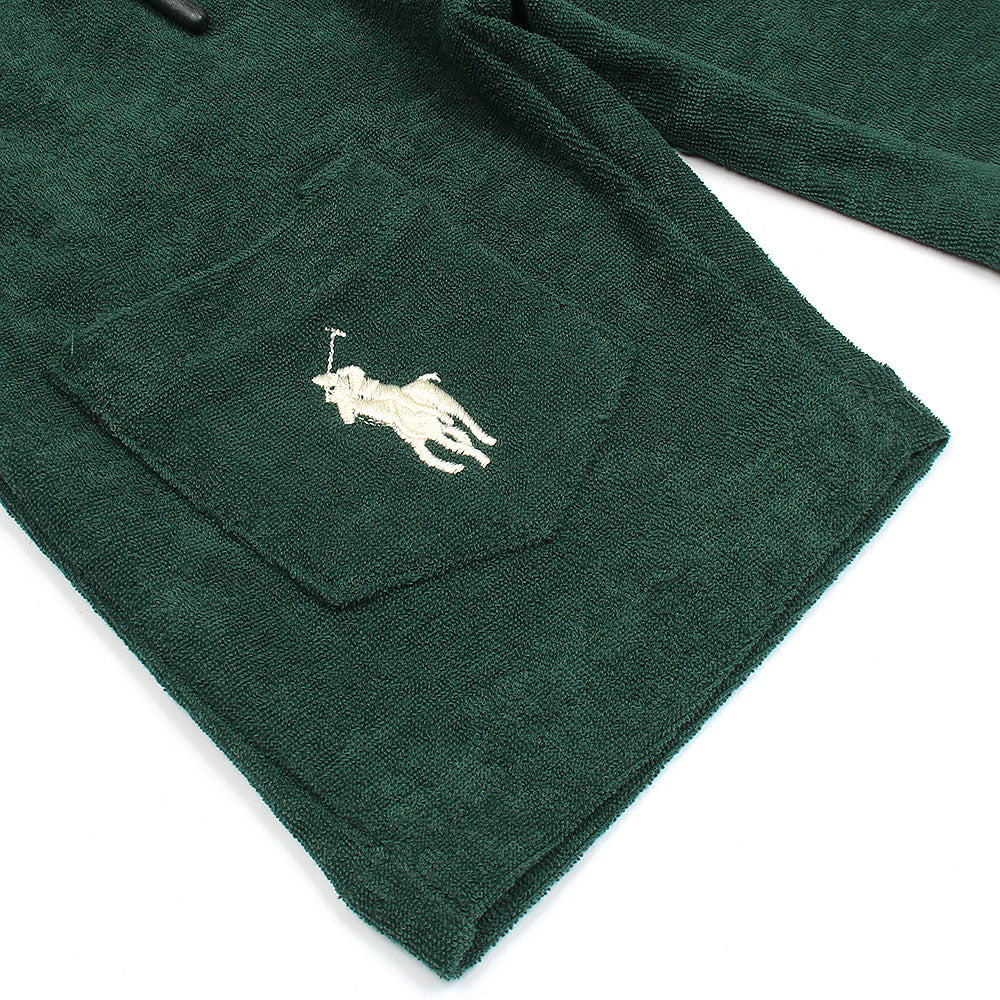 RALP LRN PREMIUM COTTON TERRY TWINSET DK GREEN