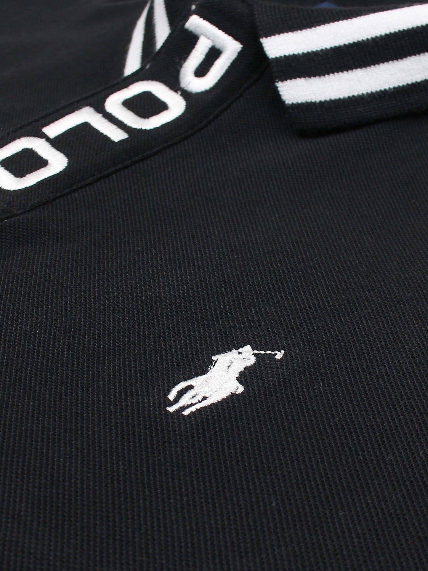 RLPH LURN PREMIUM PLO PLACKET MEN BLACK (OCE)