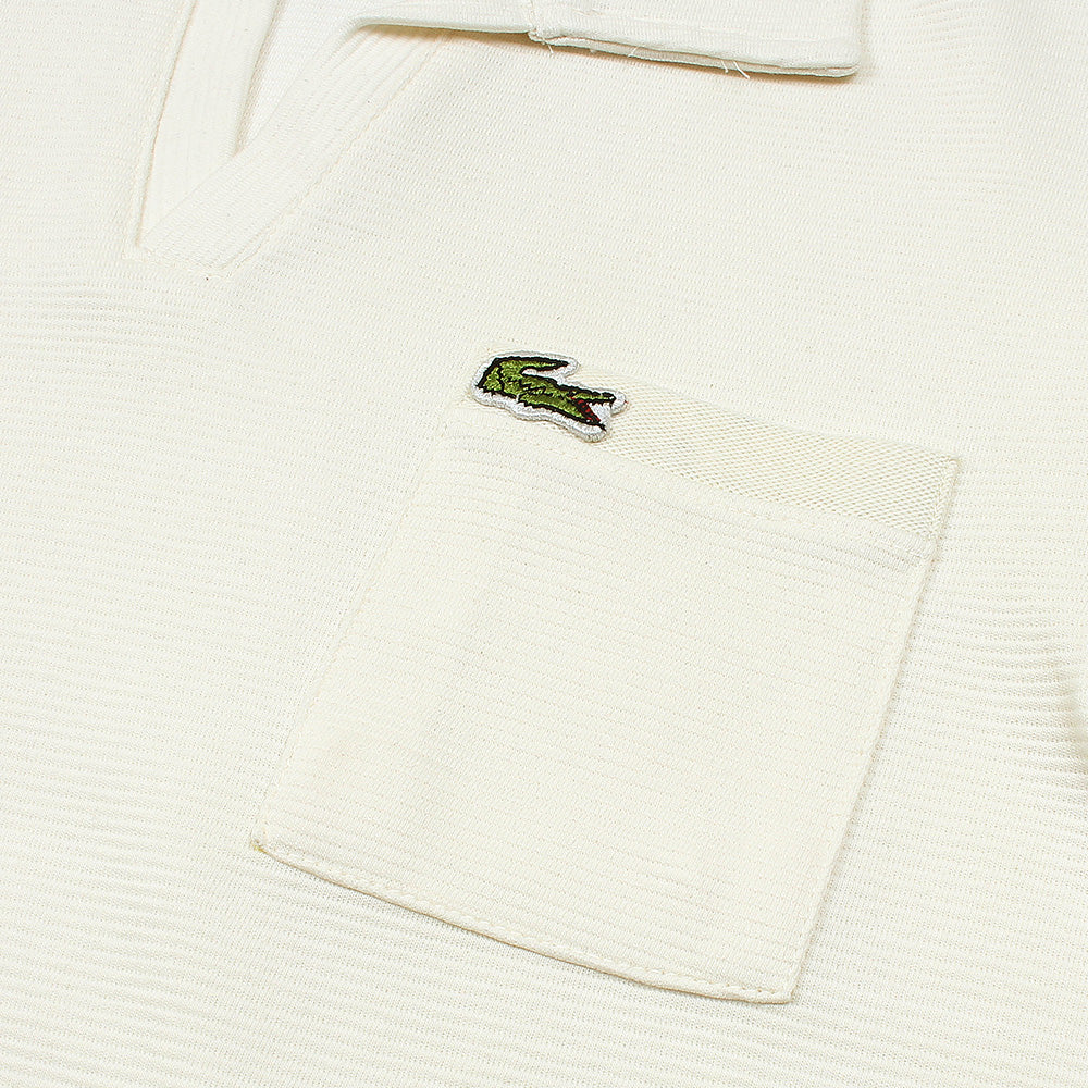 LCSTE PREMIUM RELAXED V-NECK POLO SHIRT WHITE (OCE)