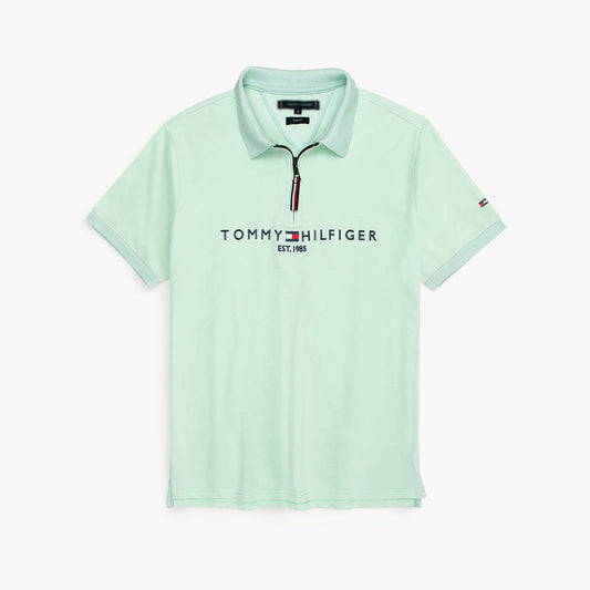 T-H MENS PREMIUM SIGNATURE ZIPPER SEA GREEN (OCE)